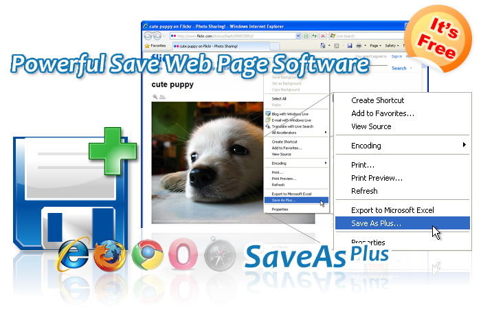 Click to view SaveAs Plus 1.3 screenshot